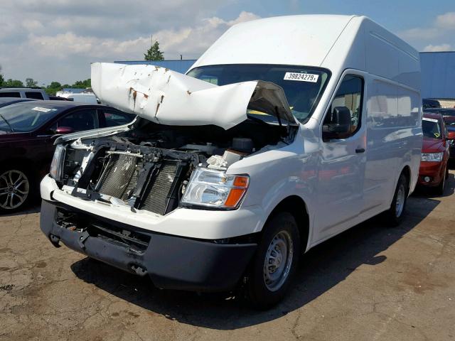 1N6BF0LXXEN100162 - 2014 NISSAN NV 2500 WHITE photo 2