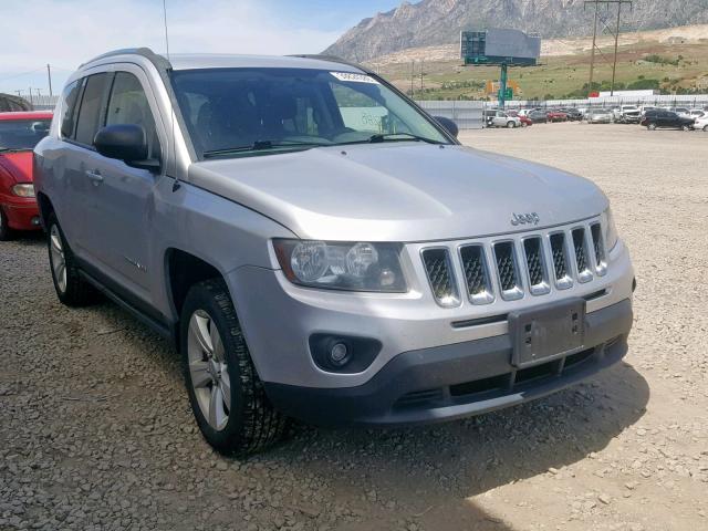 1C4NJDBB8ED504482 - 2014 JEEP COMPASS SP SILVER photo 1