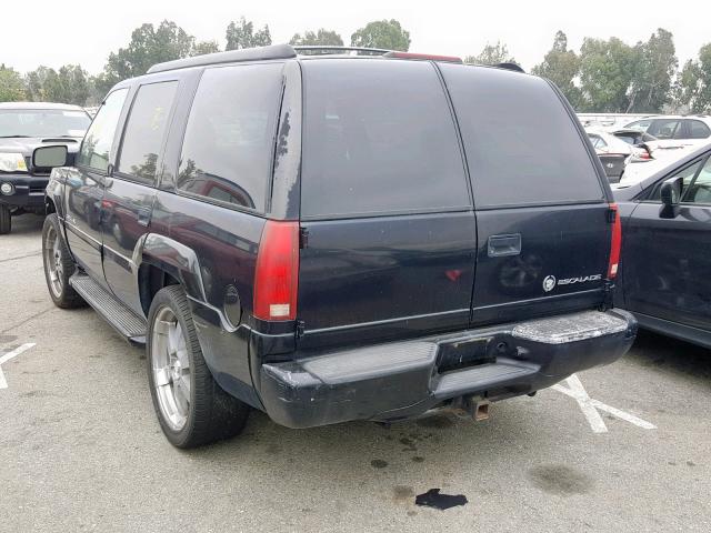 1GYEK13R7YR161382 - 2000 CADILLAC ESCALADE BLACK photo 3