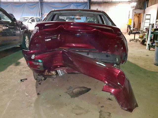 1FAHP34N97W353453 - 2007 FORD FOCUS ZX4 MAROON photo 9