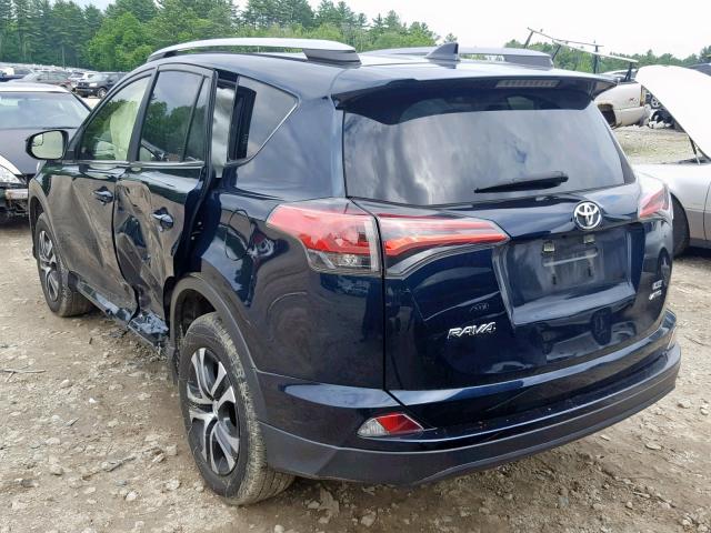 JTMBFREVXHJ124640 - 2017 TOYOTA RAV4 LE BLACK photo 3