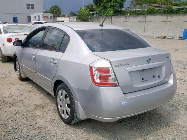 3N1AB61E19L641754 - 2009 NISSAN SENTRA 2.0 SILVER photo 3