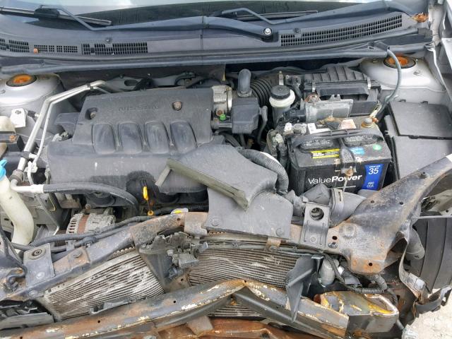 3N1AB61E19L641754 - 2009 NISSAN SENTRA 2.0 SILVER photo 7