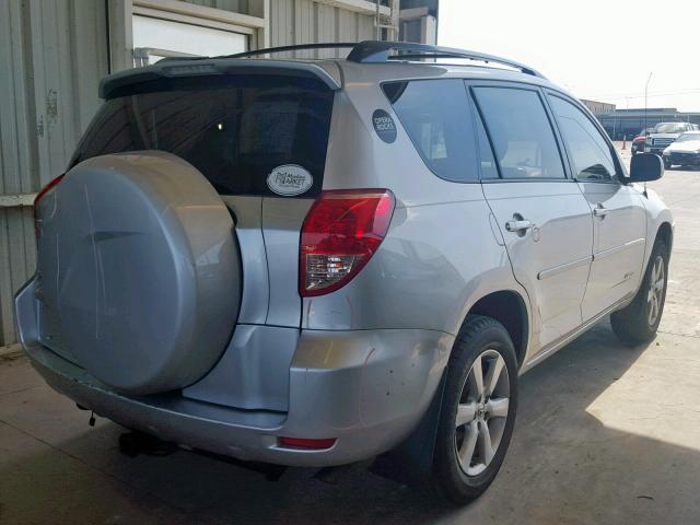 JTMZD31V285104866 - 2008 TOYOTA RAV4 LIMIT SILVER photo 4