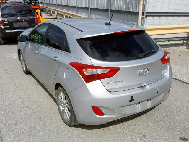 KMHD35LH9EU229750 - 2014 HYUNDAI ELANTRA GT SILVER photo 3