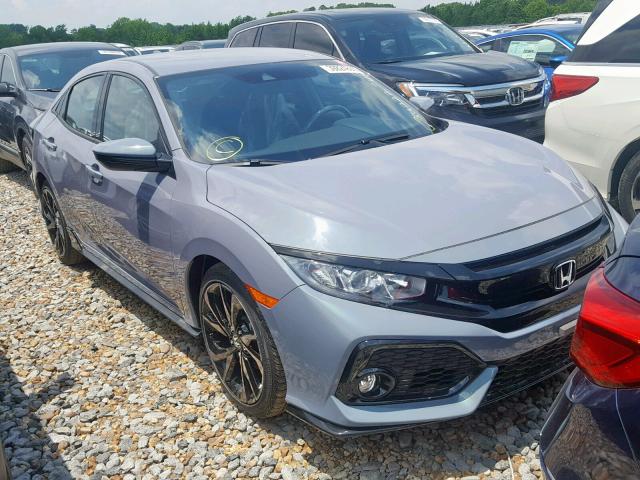 SHHFK7H4XKU222746 - 2019 HONDA CIVIC SPOR GRAY photo 1