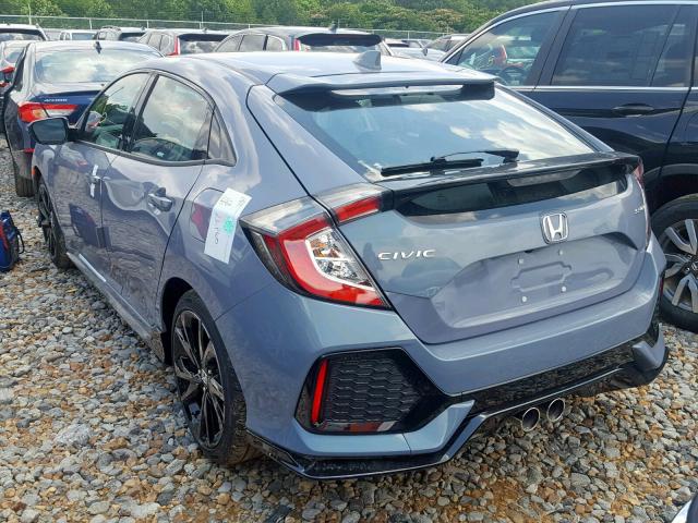 SHHFK7H4XKU222746 - 2019 HONDA CIVIC SPOR GRAY photo 3