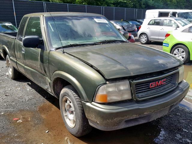 1GTCS195418172272 - 2001 GMC SONOMA GREEN photo 1