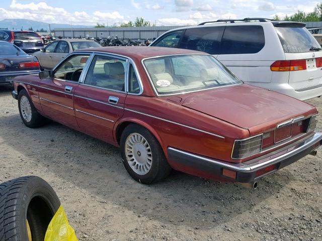 SAJMX1348RC689588 - 1994 JAGUAR XJ12 MAROON photo 3