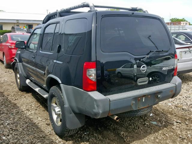 5N1ED28Y44C676080 - 2004 NISSAN XTERRA XE BLACK photo 3