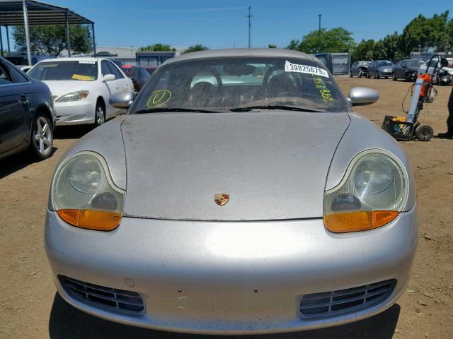 WP0CA2986VS620619 - 1997 PORSCHE BOXSTER SILVER photo 9