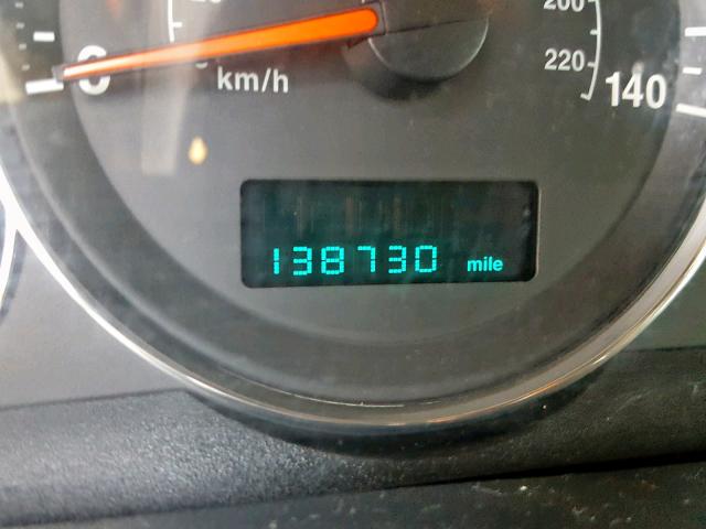 1J8HG48P67C545709 - 2007 JEEP COMMANDER RED photo 8