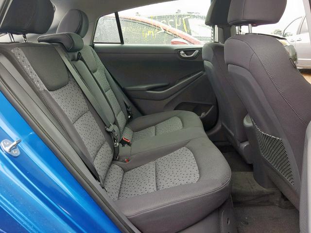 KMHC75LC8JU066183 - 2018 HYUNDAI IONIQ SEL BLUE photo 6