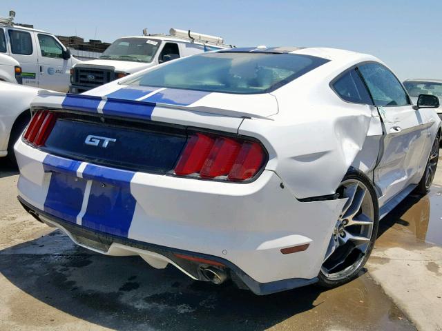 1FA6P8CFXG5304055 - 2016 FORD MUSTANG GT WHITE photo 4