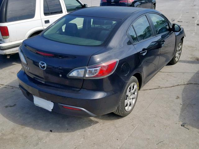 JM1BL1UF1B1452346 - 2011 MAZDA 3 I BLACK photo 4