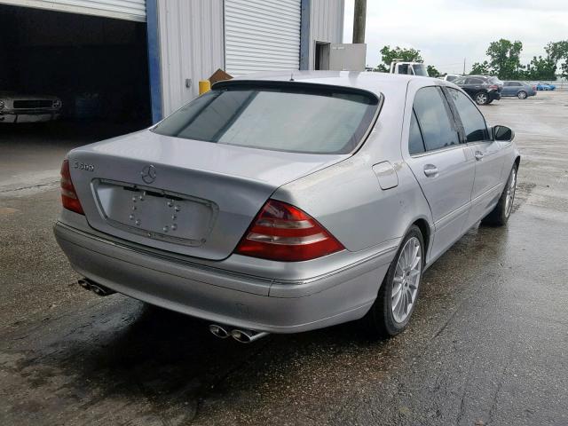 WDBNG75J9YA062416 - 2000 MERCEDES-BENZ S 500 SILVER photo 4