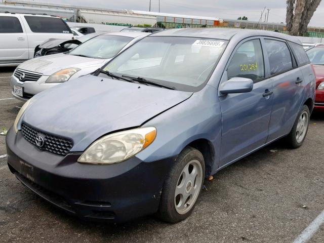 2T1KR32E33C028247 - 2003 TOYOTA COROLLA MA BLUE photo 2