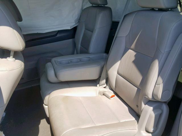 5FNRL5H67DB059252 - 2013 HONDA ODYSSEY EX GRAY photo 6