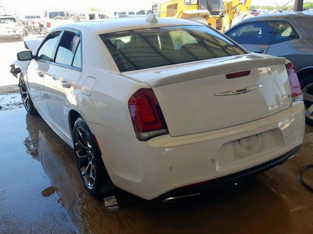 2C3CCABGXJH245023 - 2018 CHRYSLER 300 S WHITE photo 3