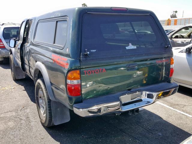 5TESN92N93Z197696 - 2003 TOYOTA TACOMA XTR GREEN photo 3