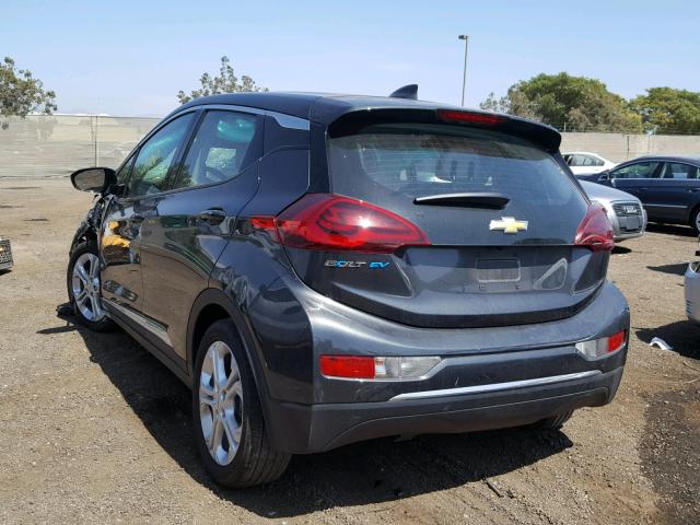 1G1FW6S01H4130634 - 2017 CHEVROLET BOLT EV LT GRAY photo 3