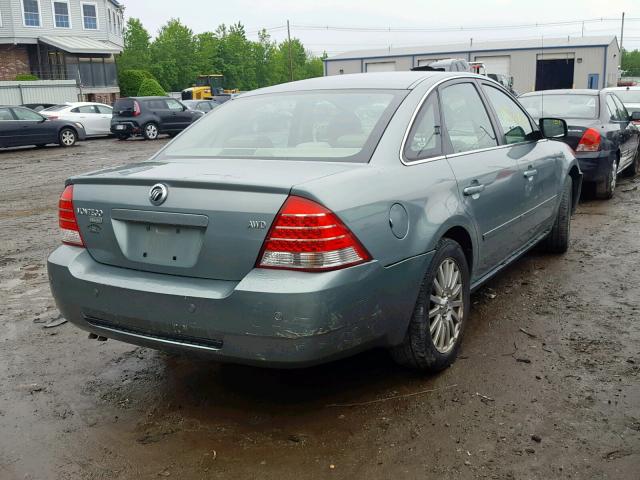 1MEHM43105G614885 - 2005 MERCURY MONTEGO PR 绿色 照片 4
