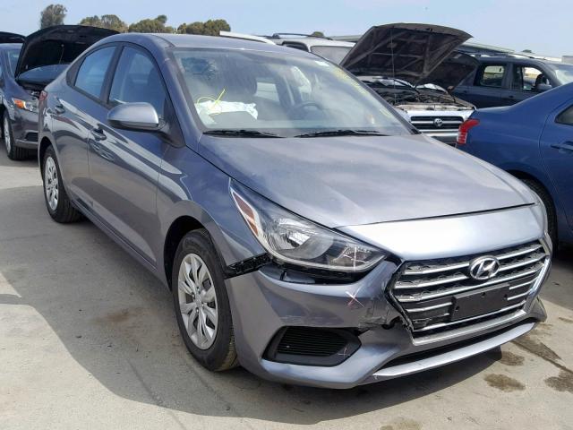 3KPC24A35KE084348 - 2019 HYUNDAI ACCENT SE GRAY photo 1