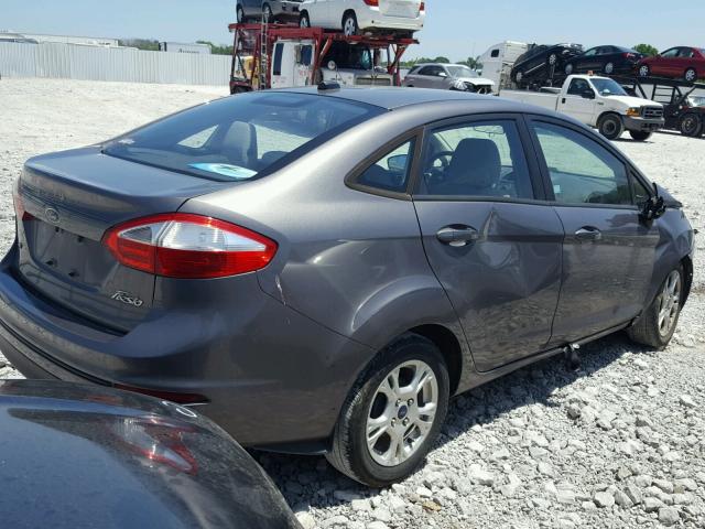 3FADP4BJ6EM162574 - 2014 FORD FIESTA SE GRAY photo 4