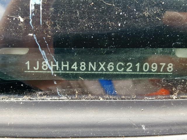 1J8HH48NX6C210978 - 2006 JEEP COMMANDER 白色 照片 10