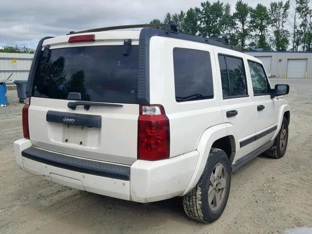 1J8HH48NX6C210978 - 2006 JEEP COMMANDER 白色 照片 4
