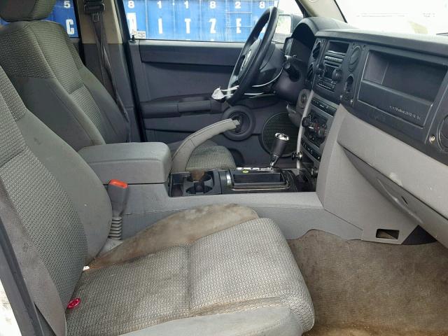 1J8HH48NX6C210978 - 2006 JEEP COMMANDER 白色 照片 5