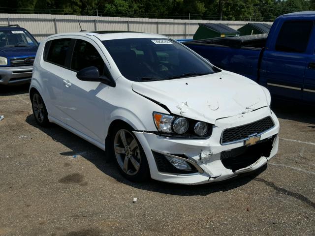 1G1JH6SB7G4110750 - 2016 CHEVROLET SONIC RS WHITE photo 1