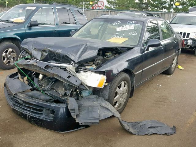 JH4KA96542C001228 - 2002 ACURA 3.5RL BLACK photo 2