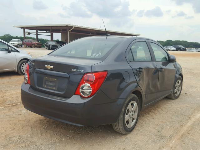 1G1JA5SH9D4150049 - 2013 CHEVROLET SONIC LS 蓝色 照片 4