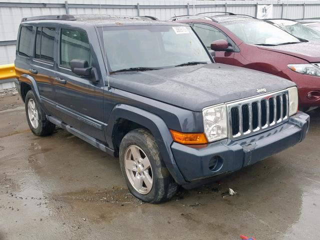 1J8HG48K37C654097 - 2007 JEEP COMMANDER GRAY photo 1