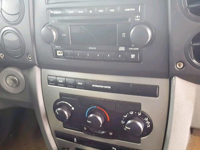 1J8HG48K37C654097 - 2007 JEEP COMMANDER GRAY photo 10