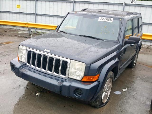 1J8HG48K37C654097 - 2007 JEEP COMMANDER GRAY photo 2