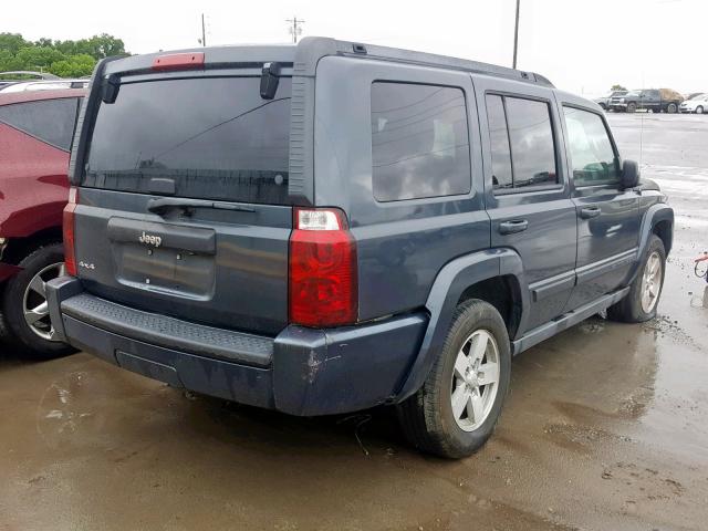 1J8HG48K37C654097 - 2007 JEEP COMMANDER GRAY photo 4