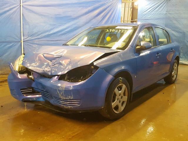 1G1AL58F487132885 - 2008 CHEVROLET COBALT LT BLUE photo 2