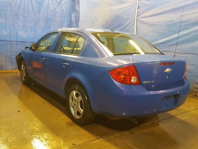 1G1AL58F487132885 - 2008 CHEVROLET COBALT LT BLUE photo 3