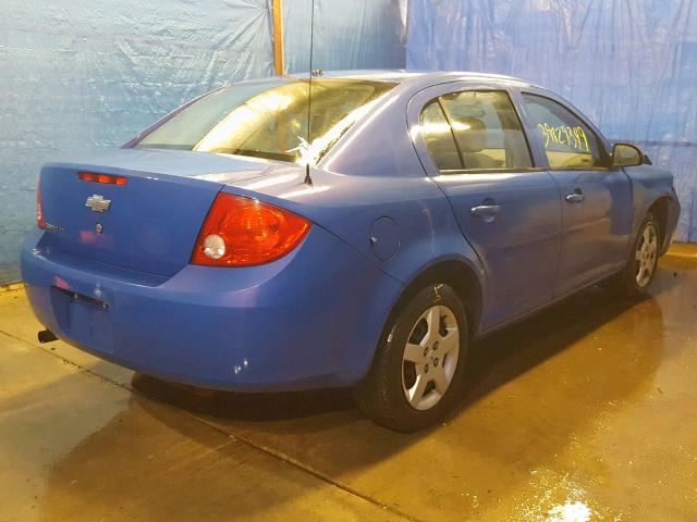 1G1AL58F487132885 - 2008 CHEVROLET COBALT LT BLUE photo 4