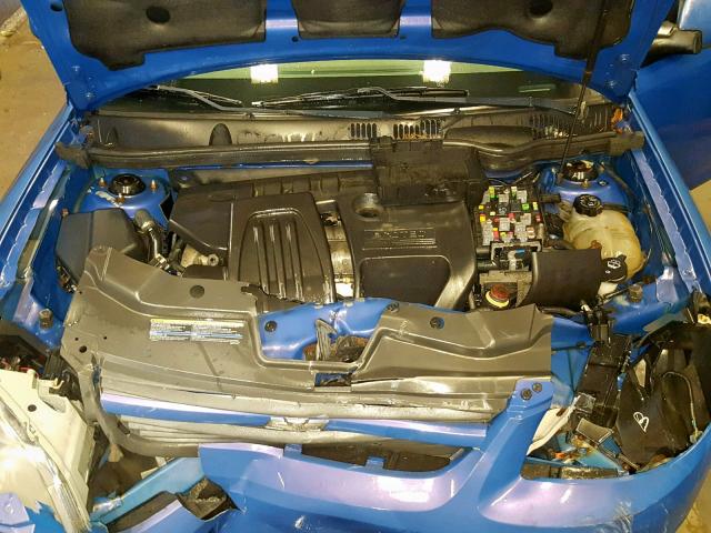 1G1AL58F487132885 - 2008 CHEVROLET COBALT LT BLUE photo 7