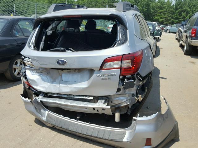 4S4BSENC3F3259443 - 2015 SUBARU OUTBACK 3. SILVER photo 9