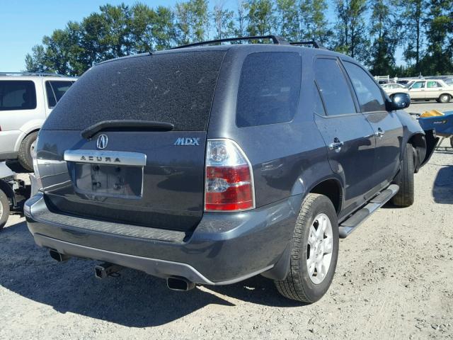 2HNYD18615H515088 - 2005 ACURA MDX TOURIN GRAY photo 4