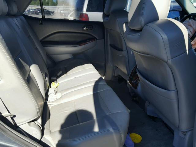 2HNYD18615H515088 - 2005 ACURA MDX TOURIN GRAY photo 6