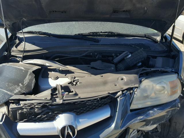 2HNYD18615H515088 - 2005 ACURA MDX TOURIN GRAY photo 7