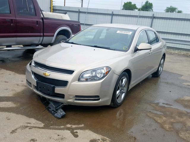 1G1ZC5EB7AF258349 - 2010 CHEVROLET MALIBU 1LT 金色 照片 2