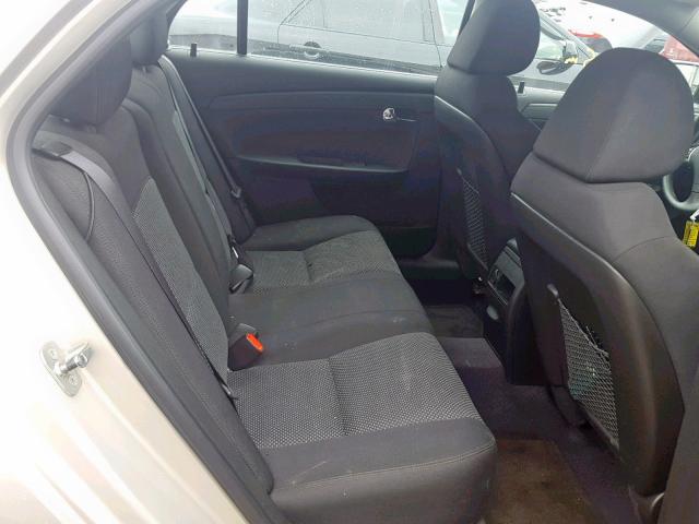 1G1ZC5EB7AF258349 - 2010 CHEVROLET MALIBU 1LT 金色 照片 6