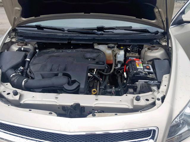 1G1ZC5EB7AF258349 - 2010 CHEVROLET MALIBU 1LT 金色 照片 7