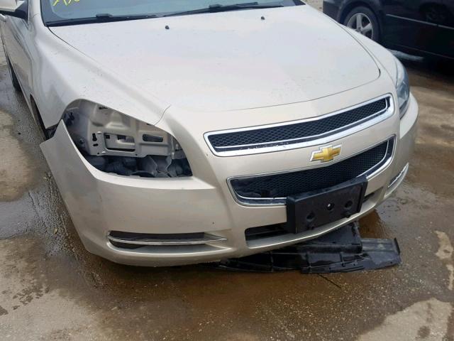 1G1ZC5EB7AF258349 - 2010 CHEVROLET MALIBU 1LT 金色 照片 9